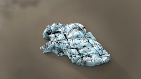 Overview of the glacier of Sólheimajökull