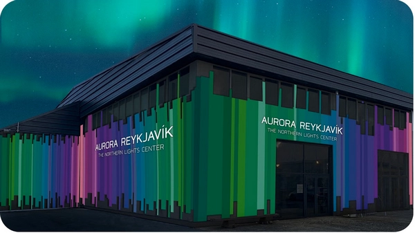 Cultural displays showcasing Icelandic Northern Lights folklore and mythology