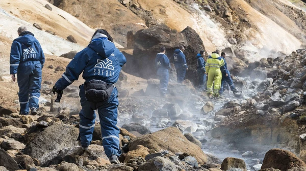 Natural hot spring relaxation after extreme ATV expedition adventure