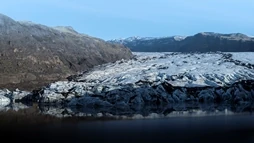 The glacier of Sólheimajökull